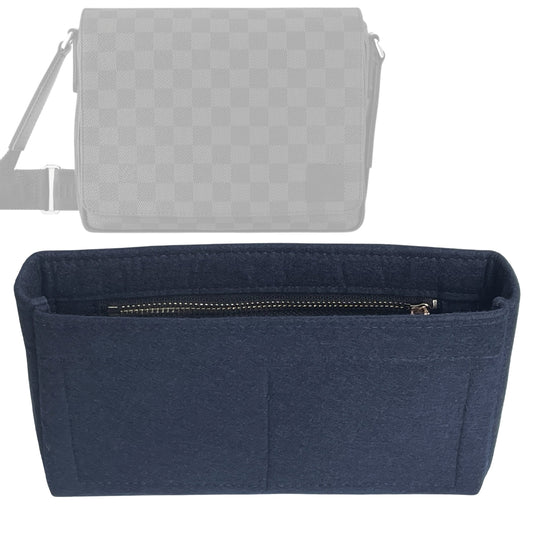 Organizer for [District PM, LV] Bag Insert (Felt, Slim with Zip Pocket)