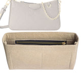 Organizer for [Easy Pouch On Strap, LV] Bag Insert (Felt, Slim with Zip Pocket)