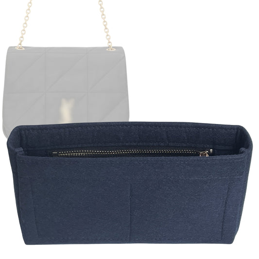 Organizer for [Jamie 4.3 mini in lambskin, Saint Laurent (YSL)] Bag Insert (Felt, Slim with Zip Pocket)
