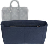 Organizer for [Keepall XS, LV] Bag Insert (Felt, Slim with Zip Pocket)