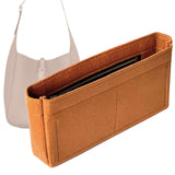 Organizer for [LE 5 A 7 Supple Large, Saint Laurent (YSL)] Bag Insert (Felt, Slim with Zip Pocket)