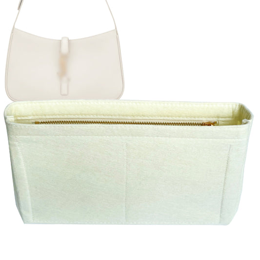 Organizer for [Mini LE 5 A 7, Saint Laurent (YSL)] Bag Insert (Felt, Slim with Zip Pocket)