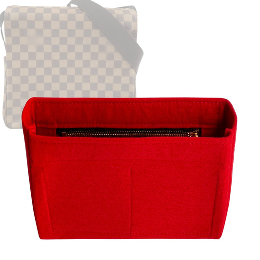 Organizer for [Naviglio Bag, LV] Bag Insert (Felt, Slim with Zip Pocket)