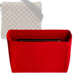 Organizer for [Naviglio Bag, LV] Bag Insert (Felt, Slim with Zip Pocket)