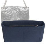 Organizer for [NIKI Medium, Saint Laurent (YSL)] Bag Insert (Felt, Slim with Zip Pocket)