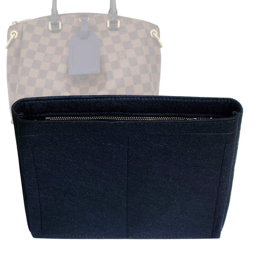Organizer for [Odeon Tote PM (Small), LV] Bag Insert (Felt, Slim with Zip Pocket)