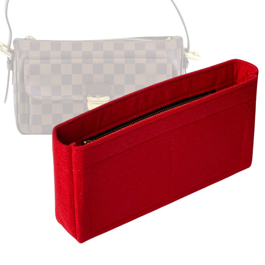 Organizer for [Ravello GM (Large), LV] Bag Insert (Felt, Slim with Zip Pocket)