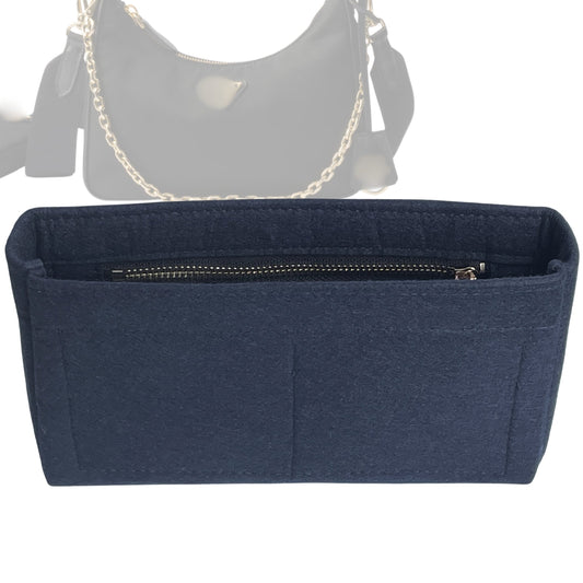 Organizer for [Re-Edition 2005 Re-Nylon, Prada] Bag Insert (Felt, Slim with Zip Pocket)