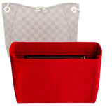 Organizer for [South Bank Besace, LV] Bag Insert (Felt, Slim with Zip Pocket)