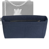 Organizer for [Twist Tot, LV] Bag Insert (Felt, Slim with Zip Pocket)