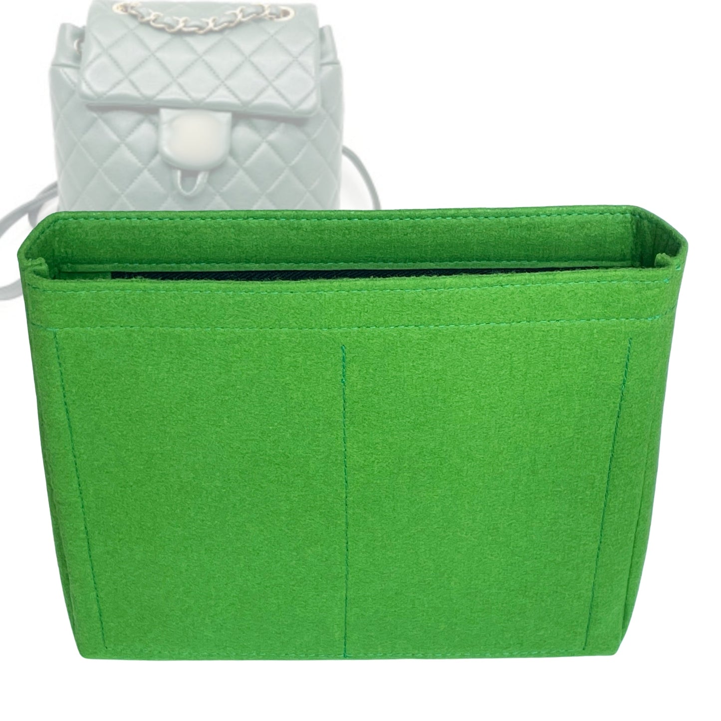 Organizer for [Urban Spirit Backpack Mini 17cm, Chanel] Bag Insert (Felt, Slim with Zip Pocket)