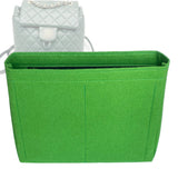 Organizer for [Urban Spirit Backpack Mini 17cm, Chanel] Bag Insert (Felt, Slim with Zip Pocket)