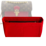 Organizer for [Victoire Camera Bag, LV] Bag Insert (Felt, Slim with Zip Pocket)