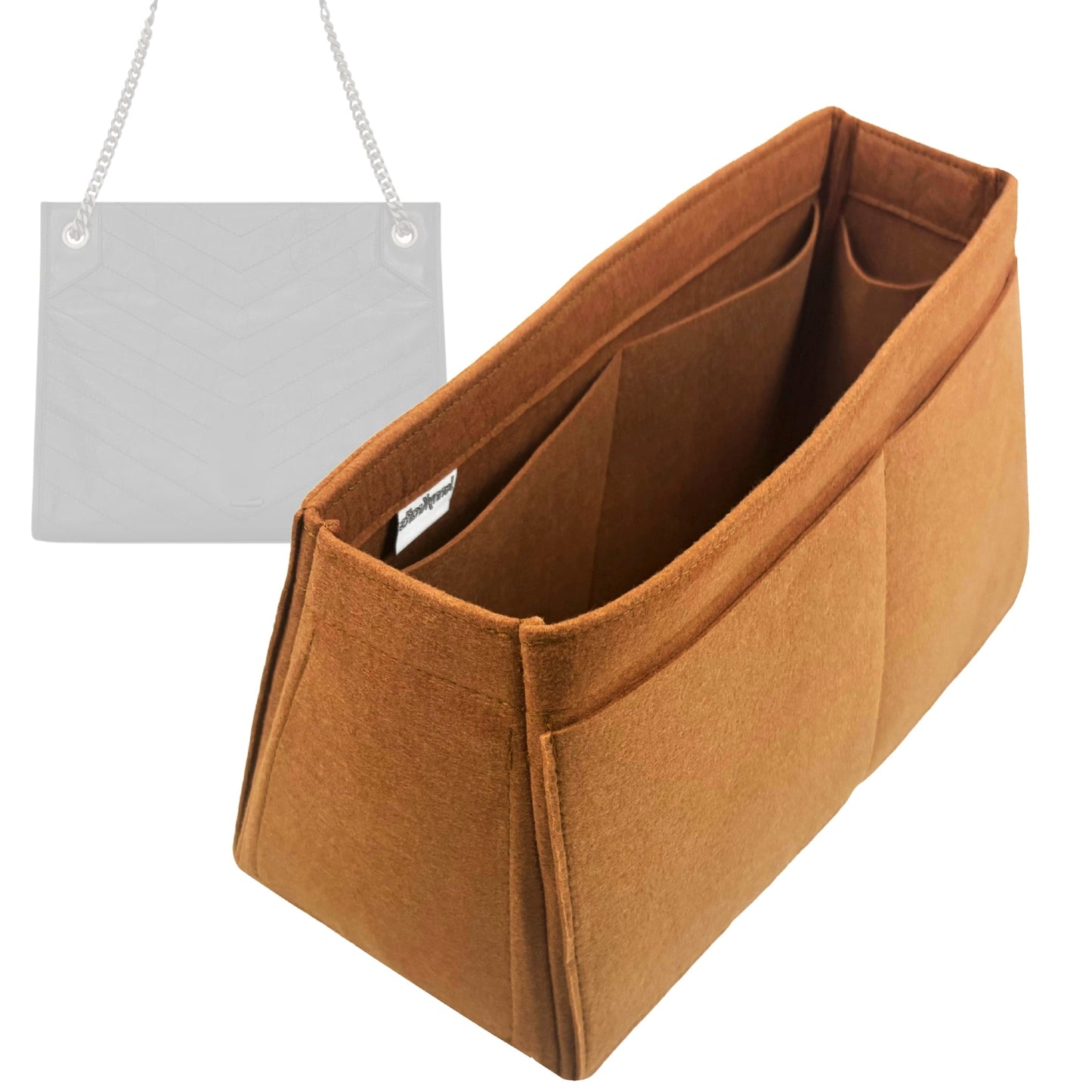 Organizer for [Niki Shopping 33cm, Saint Laurent (YSL)] Bag Insert (Felt, Trapezoid Taper Shape)
