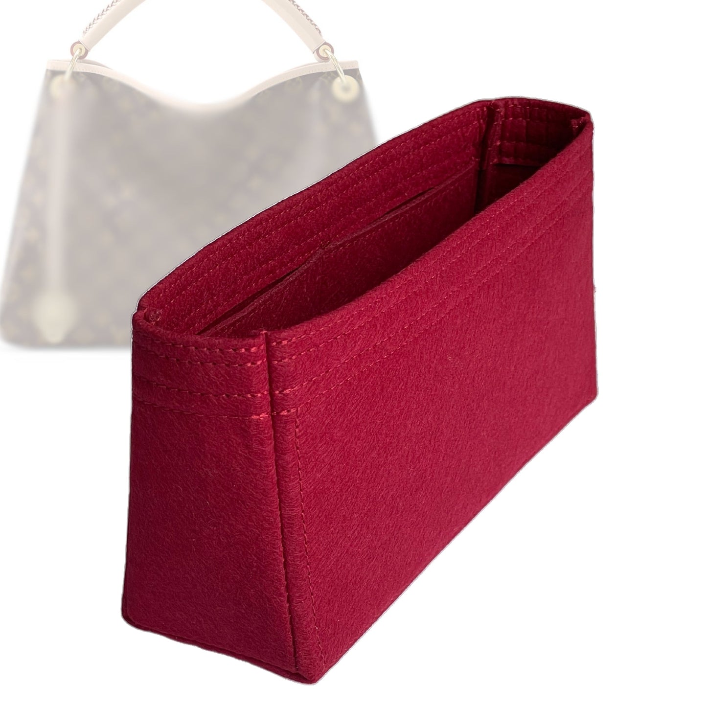 Organizer for [Artsy GM (Large), LV] Bag Insert (Felt, Trapezoid Shape)
