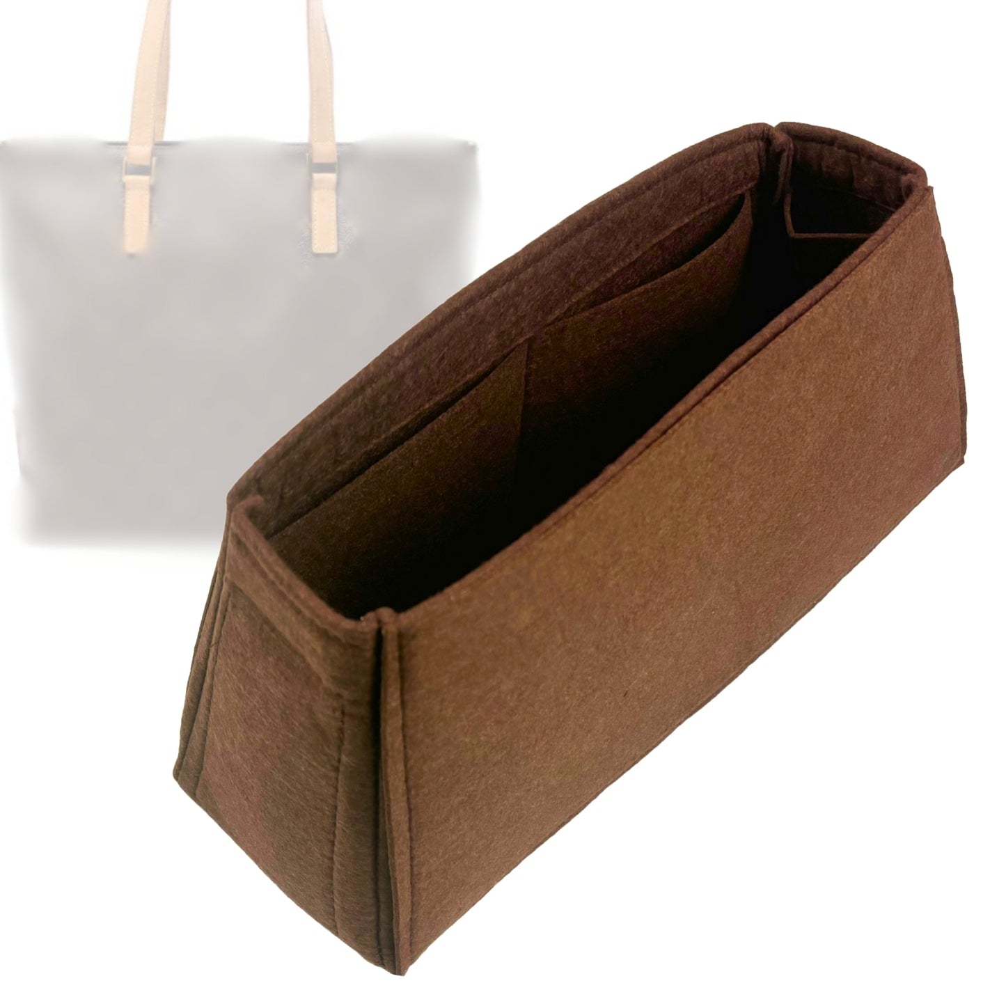 Organizer for [Mezzo, LV] Bag Insert (Felt, Trapezoid Shape)