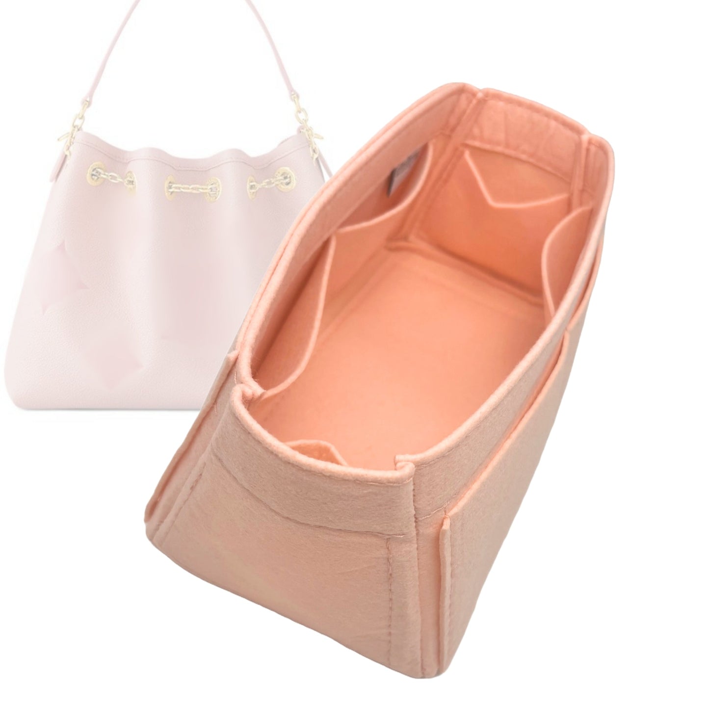 Organizer for [Summer Bundle, LV] Bag Insert (Felt, Trapezoid Shape)