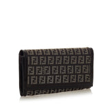 Fendi Zucchino Canvas Wallet (SHG-27187)