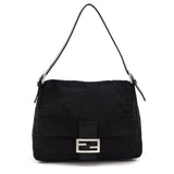 Fendi Black Zucca Mama Baguette