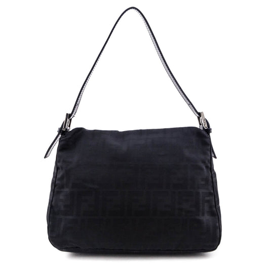 Fendi Black Zucca Mama Baguette