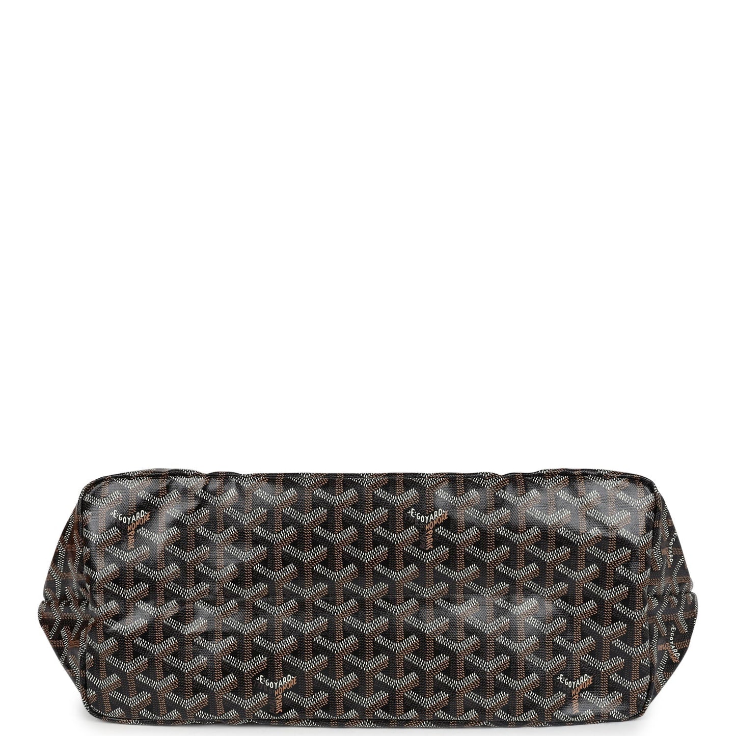 Goyard Goyardine Black St. Louis PM Tote Bag Palladium Hardware