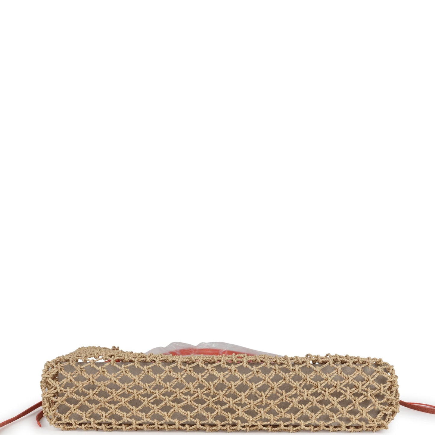 Goyard Aligre Bag Raffia Net with Coral Coated Canvas and Decize Taurillon Leather