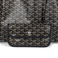 Goyard Goyardine Black St. Louis GM Tote Bag Palladium Hardware