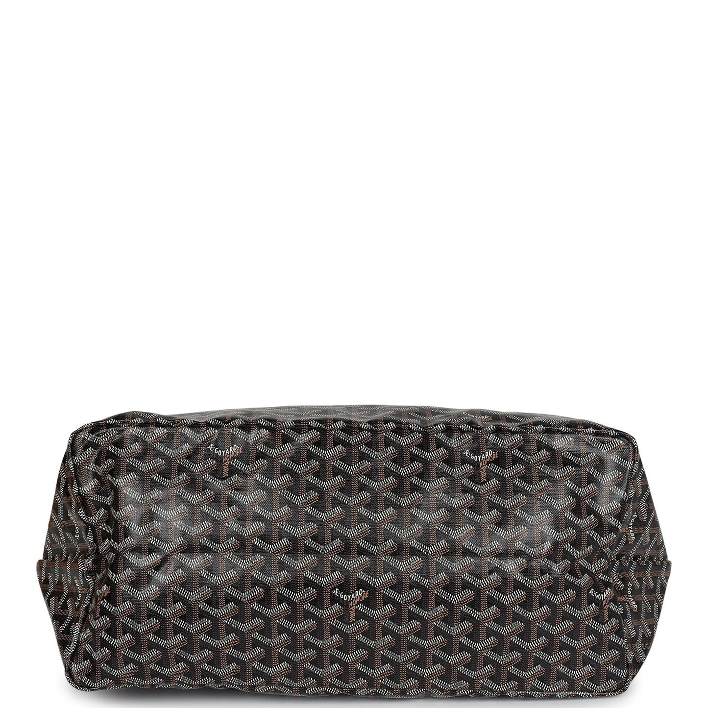 Goyard Goyardine Black St. Louis GM Tote Bag Palladium Hardware