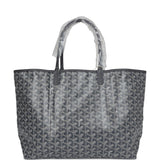 Goyard Goyardine Grey St. Louis PM Tote Bag Palladium Hardware