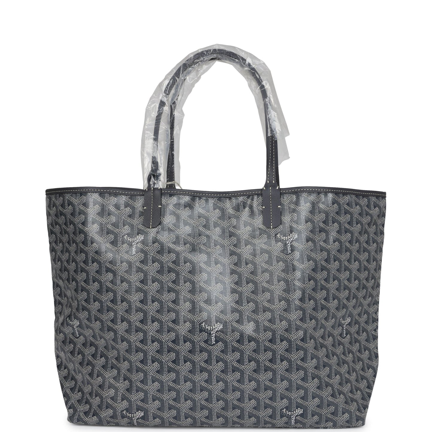 Goyard Goyardine Grey St. Louis PM Tote Bag Palladium Hardware