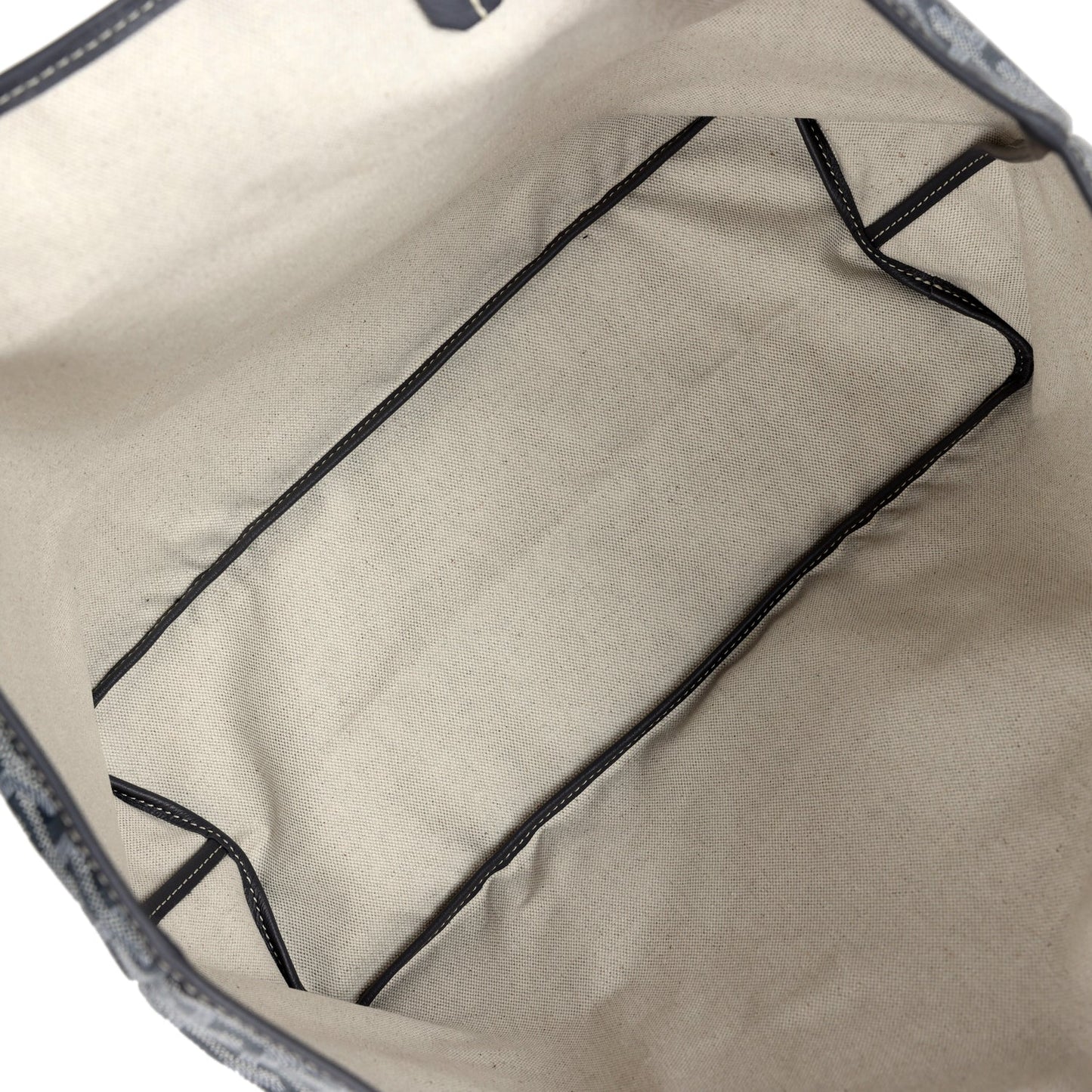 Goyard Goyardine Grey St. Louis PM Tote Bag Palladium Hardware