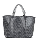 Goyard Goyardine Grey St. Louis GM Tote Bag Palladium Hardware