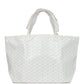Goyard Goyardine Canvas White Saint Louis GM Tote Palladium Hardware
