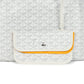 Goyard Goyardine Canvas White Saint Louis GM Tote Palladium Hardware