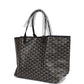 Goyard Goyardine Black St. Louis PM Tote Bag Palladium Hardware