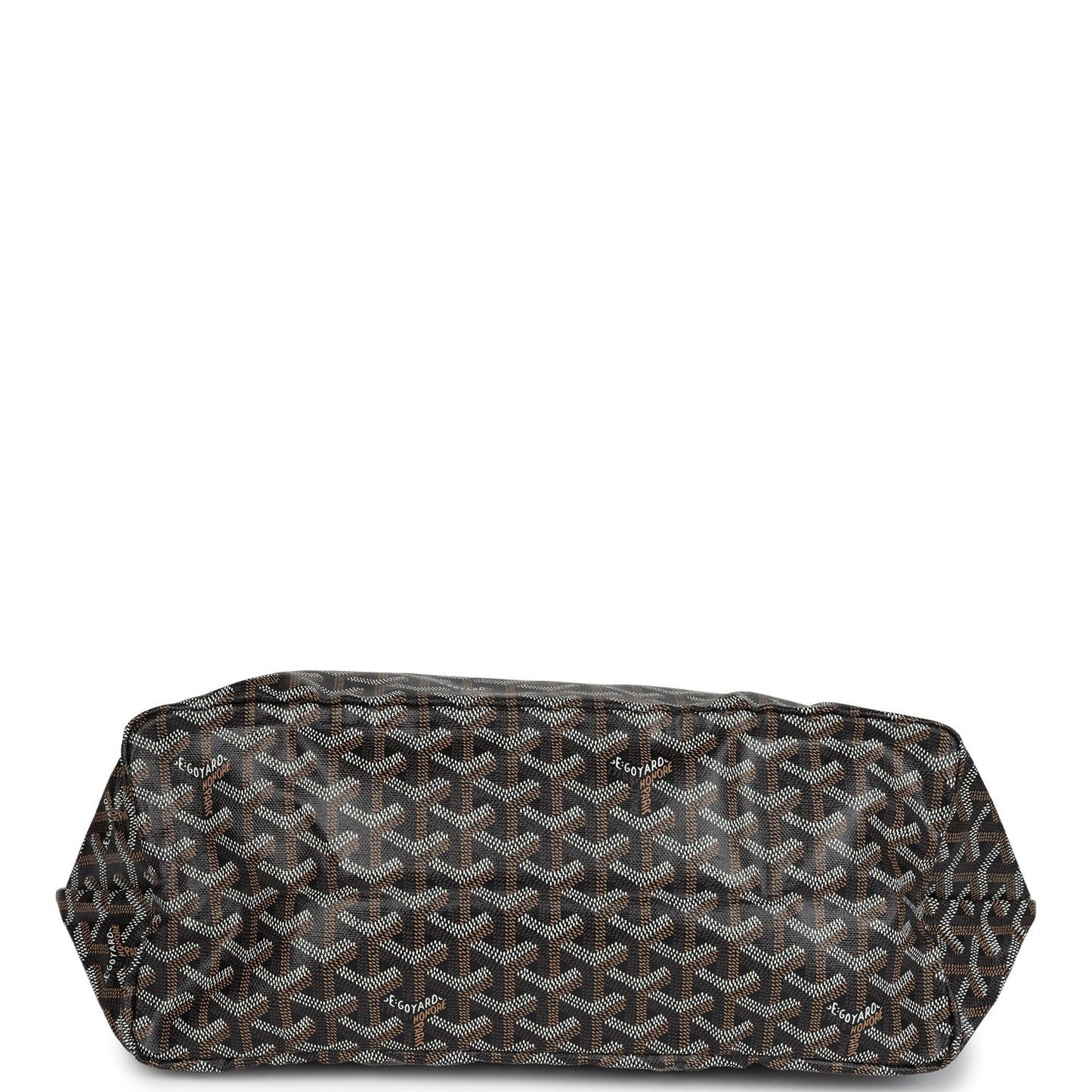 Goyard Goyardine Black St. Louis PM Tote Bag Palladium Hardware