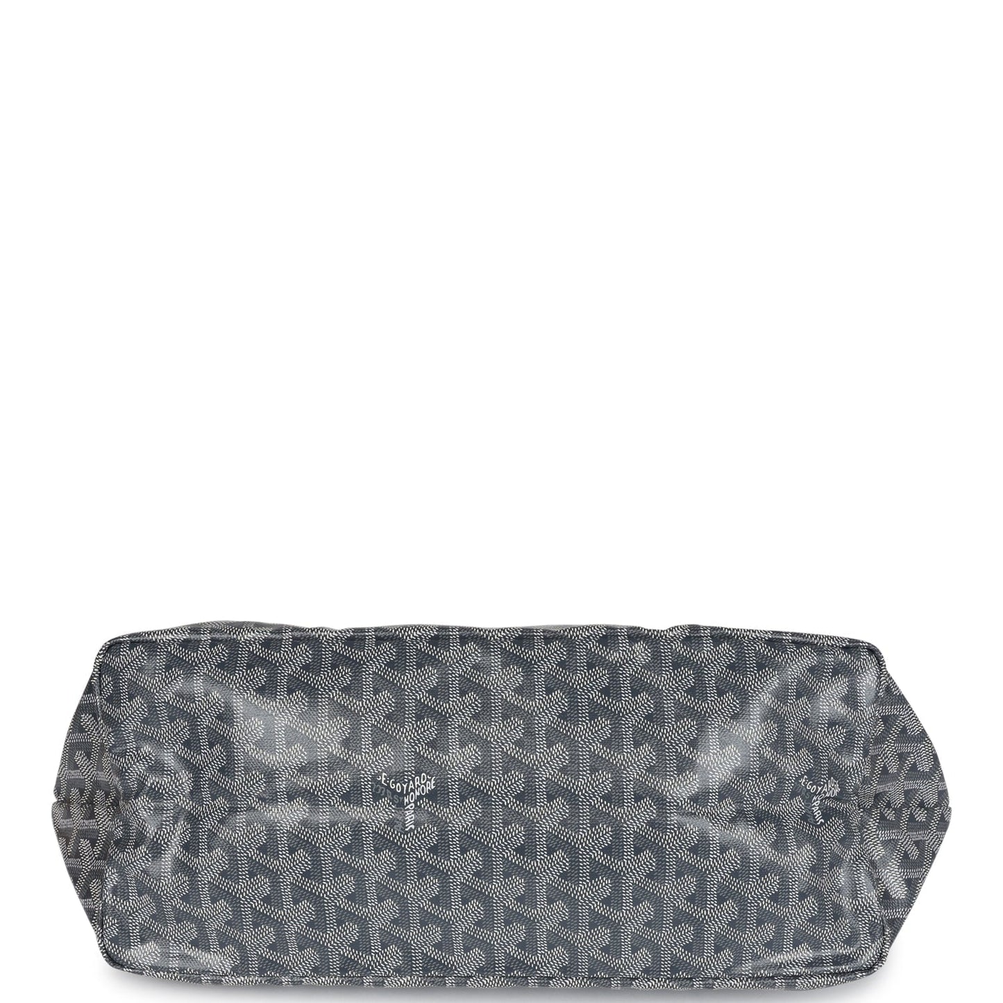 Goyard Goyardine Grey St. Louis PM Tote Bag Palladium Hardware