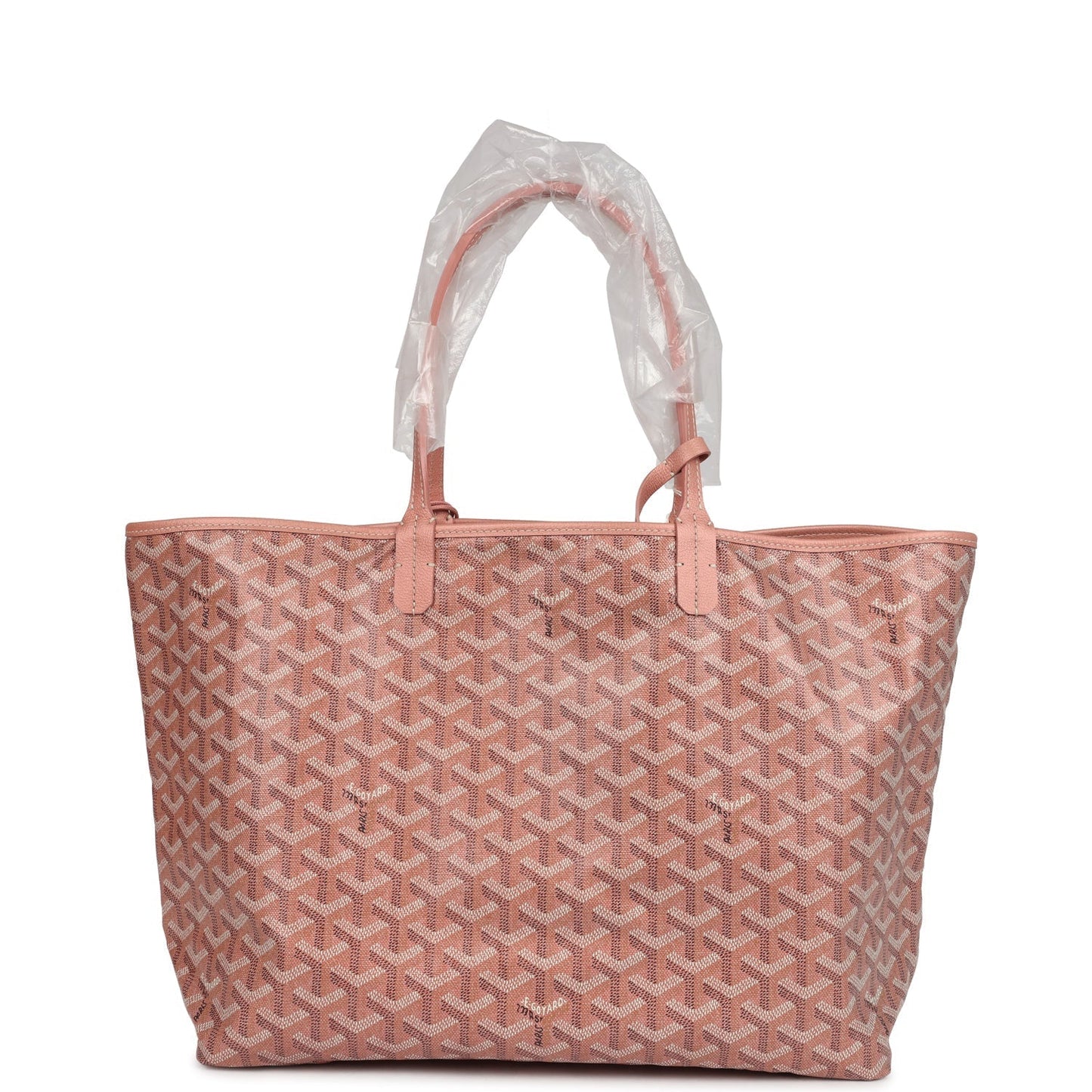 Goyard Goyardine Pearly Coral St. Louis PM Tote Bag Palladium Hardware