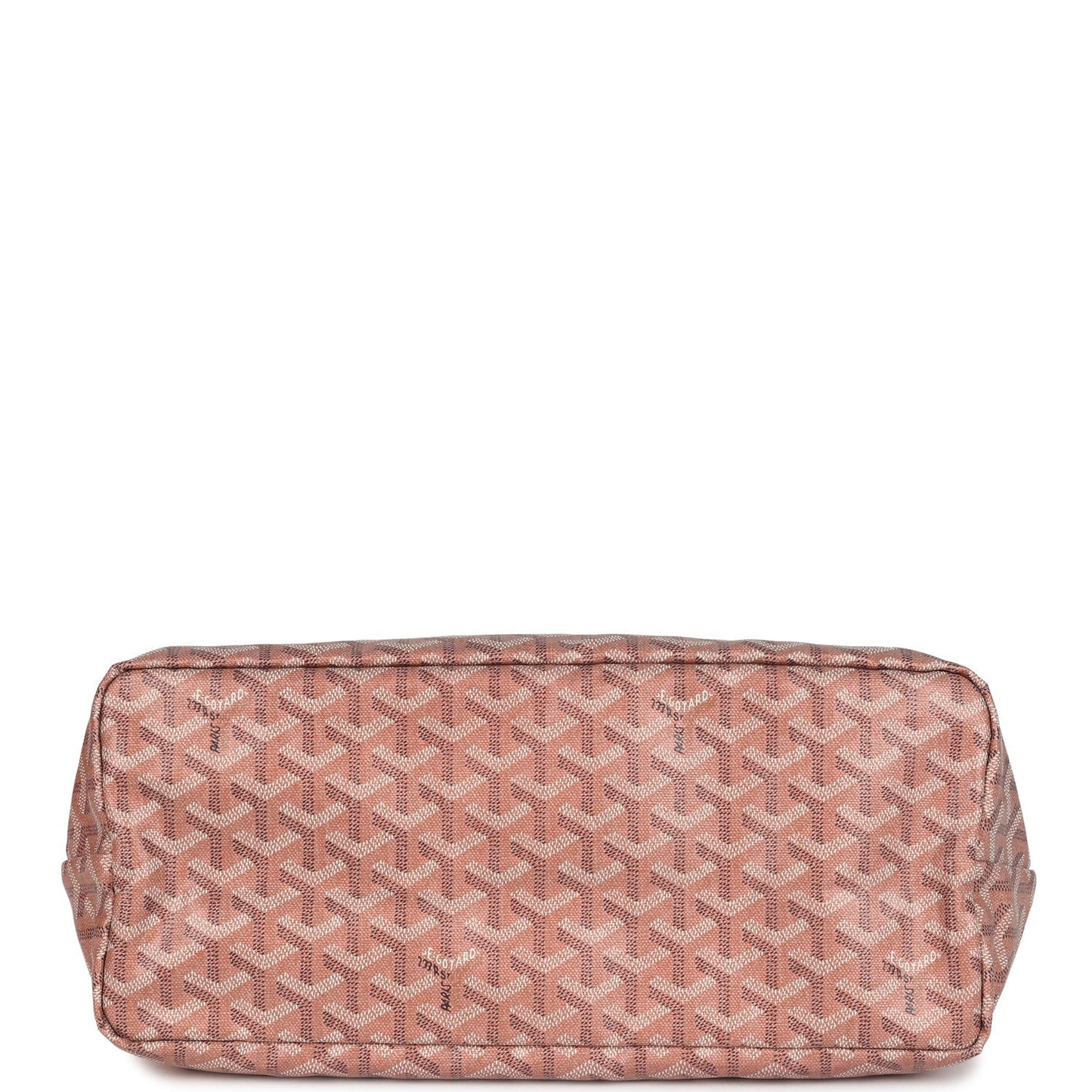 Goyard Goyardine Pearly Coral St. Louis PM Tote Bag Palladium Hardware