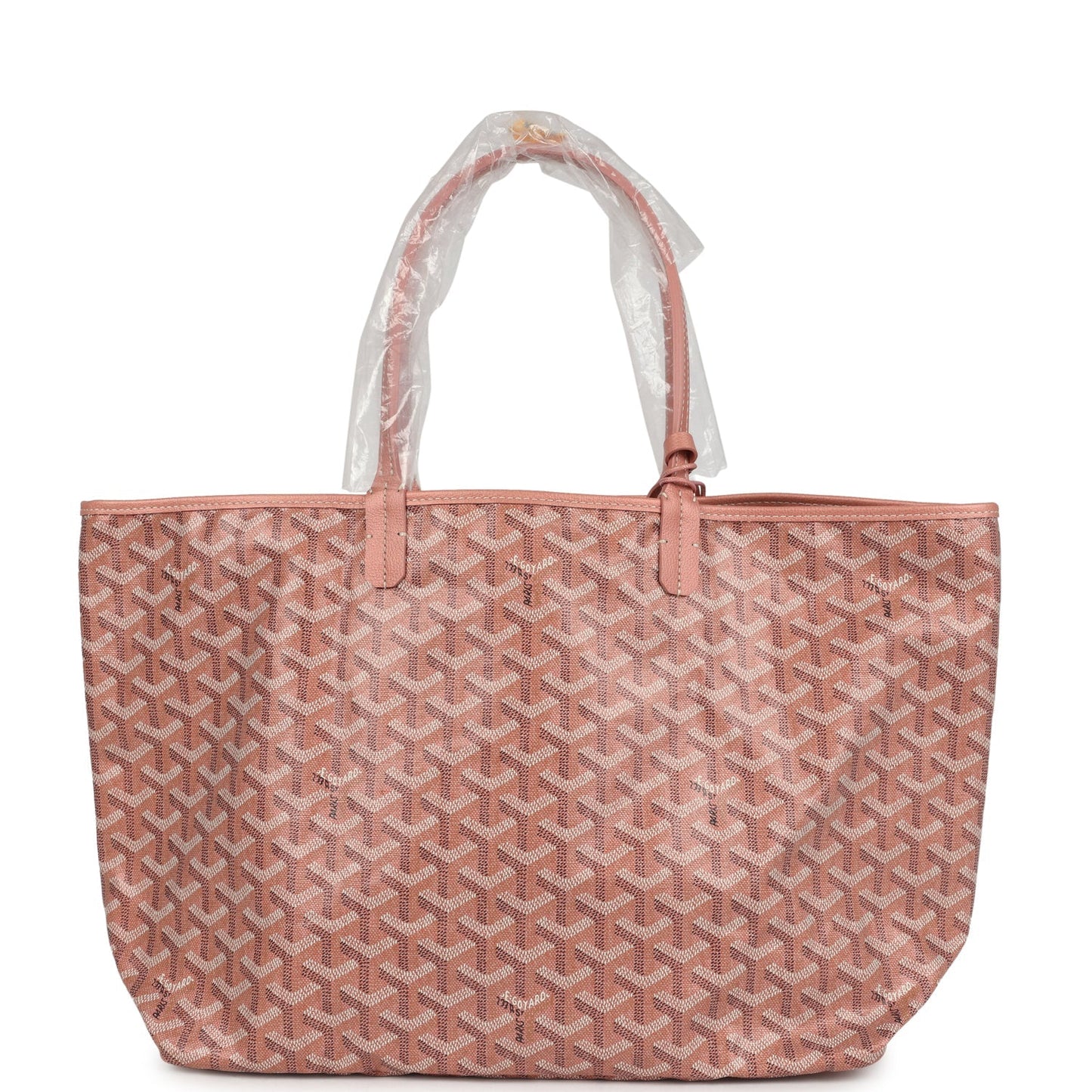 Goyard Goyardine Pearly Coral Saint Louis PM Tote Bag Palladium Hardware