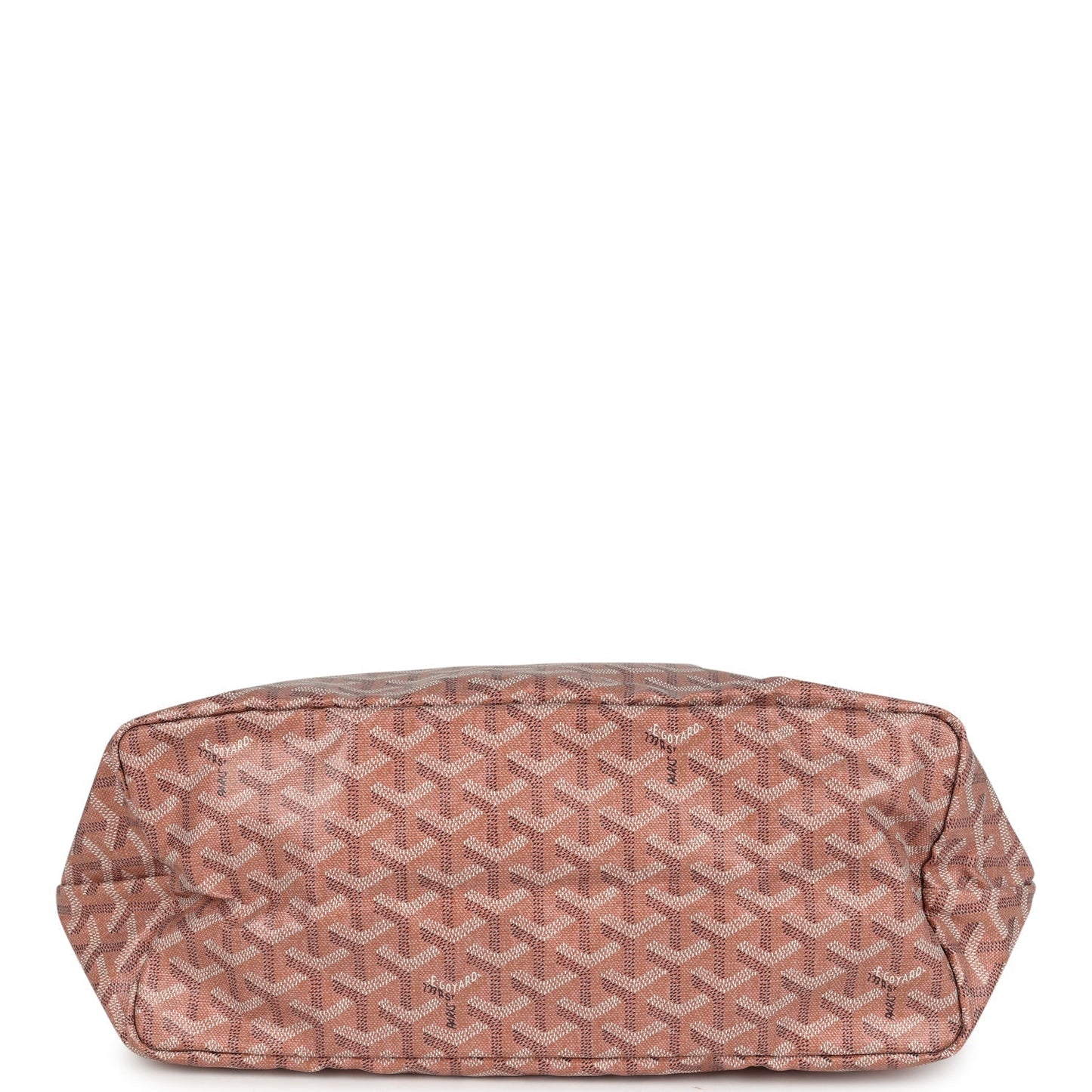 Goyard Goyardine Pearly Coral Saint Louis PM Tote Bag Palladium Hardware