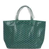 Goyard Goyardine Green St. Louis GM Tote Bag Palladium Hardware
