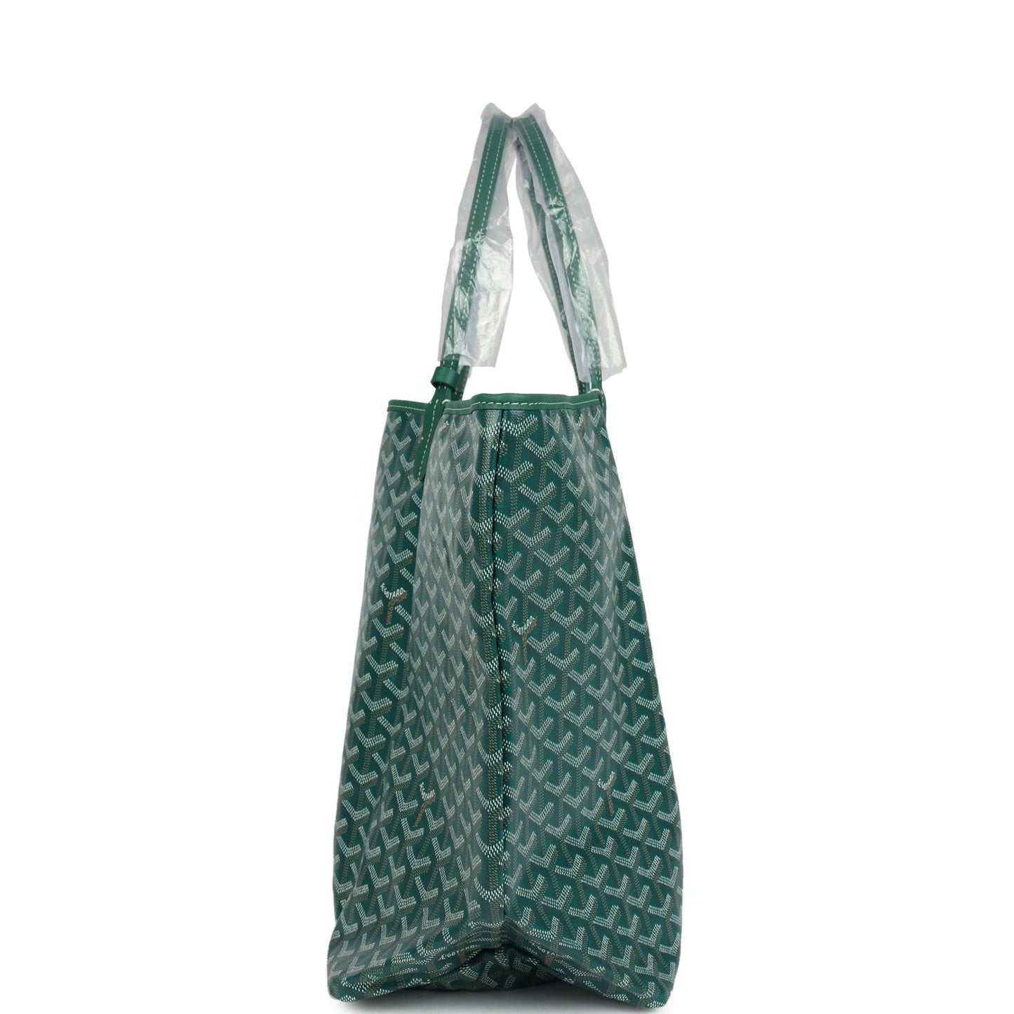 Goyard Goyardine Green St. Louis GM Tote Bag Palladium Hardware