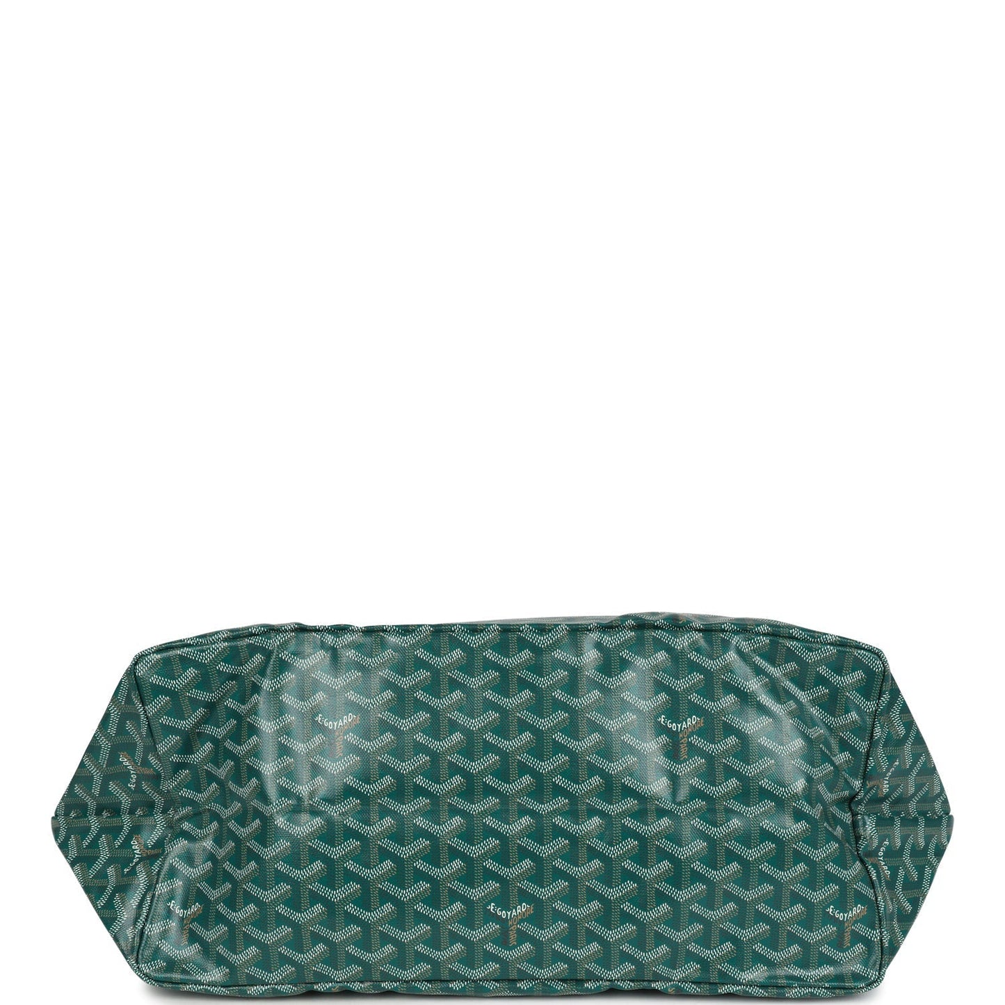 Goyard Goyardine Green St. Louis GM Tote Bag Palladium Hardware