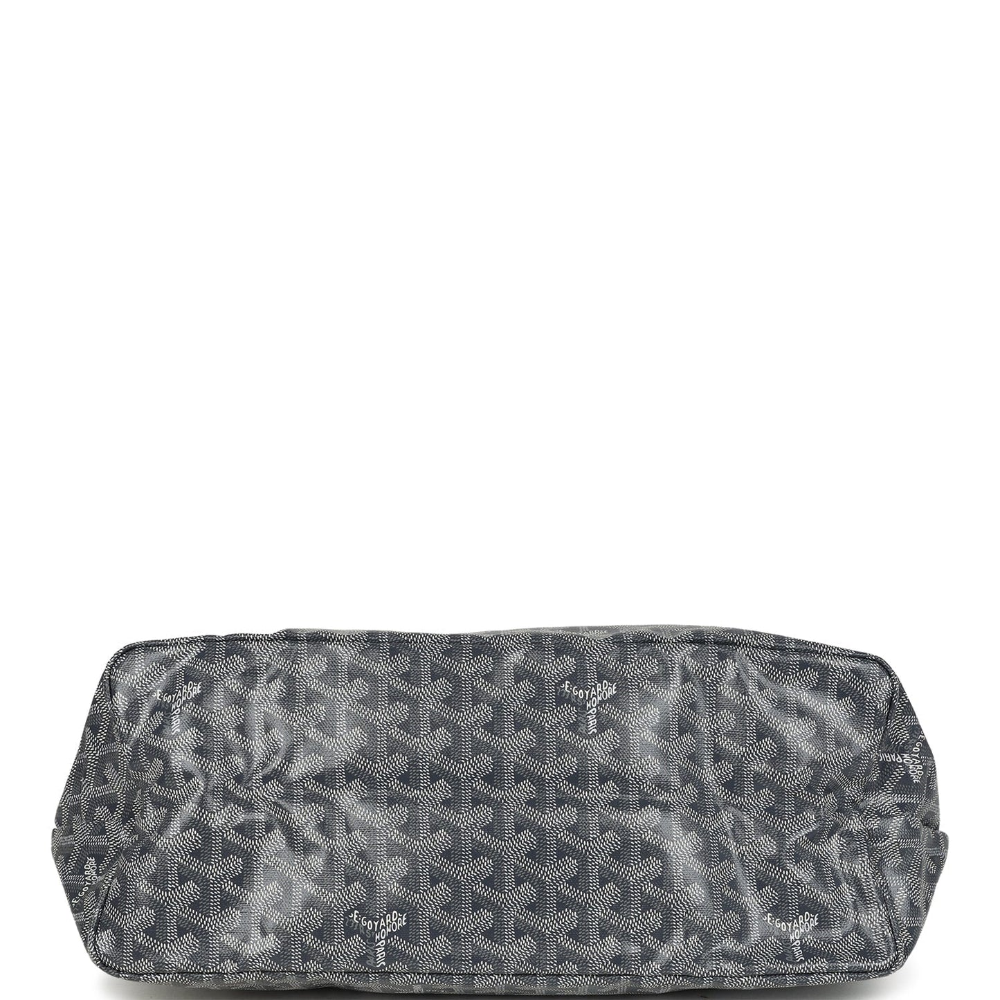 Goyard Goyardine Grey St. Louis PM Tote Bag Palladium Hardware