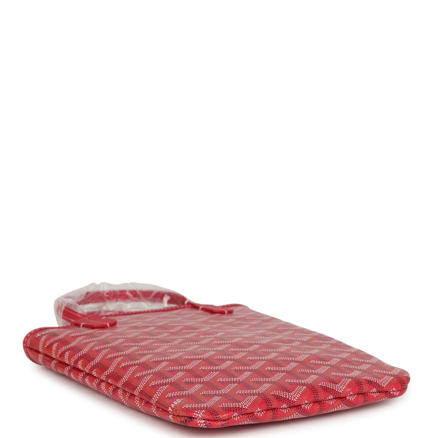 Goyard Goyardine Canvas Fuchsia Poitiers PM Bag Palladium Hardware