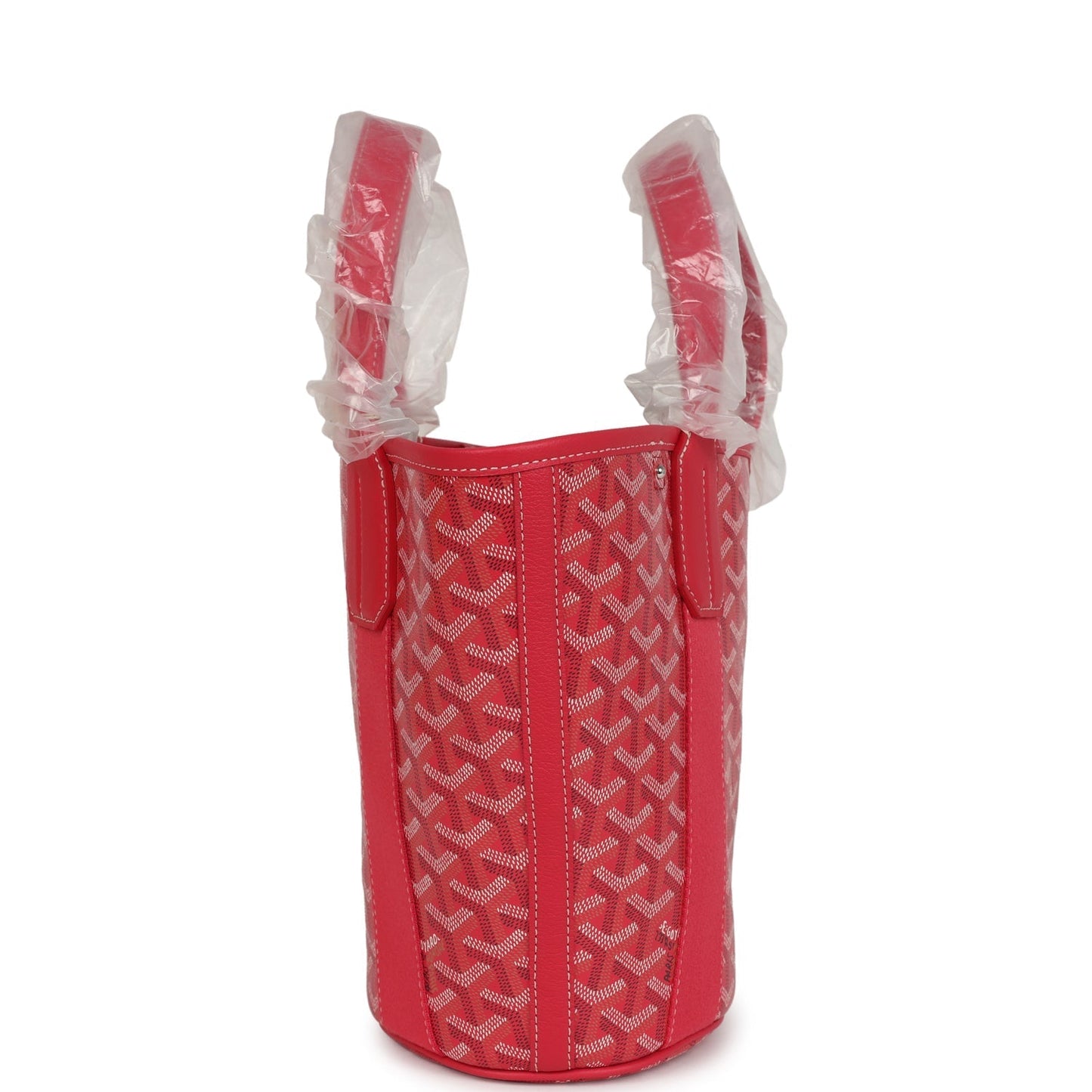 Goyard Goyardine Belharra PM Fuchsia Tote Palladium Hardware