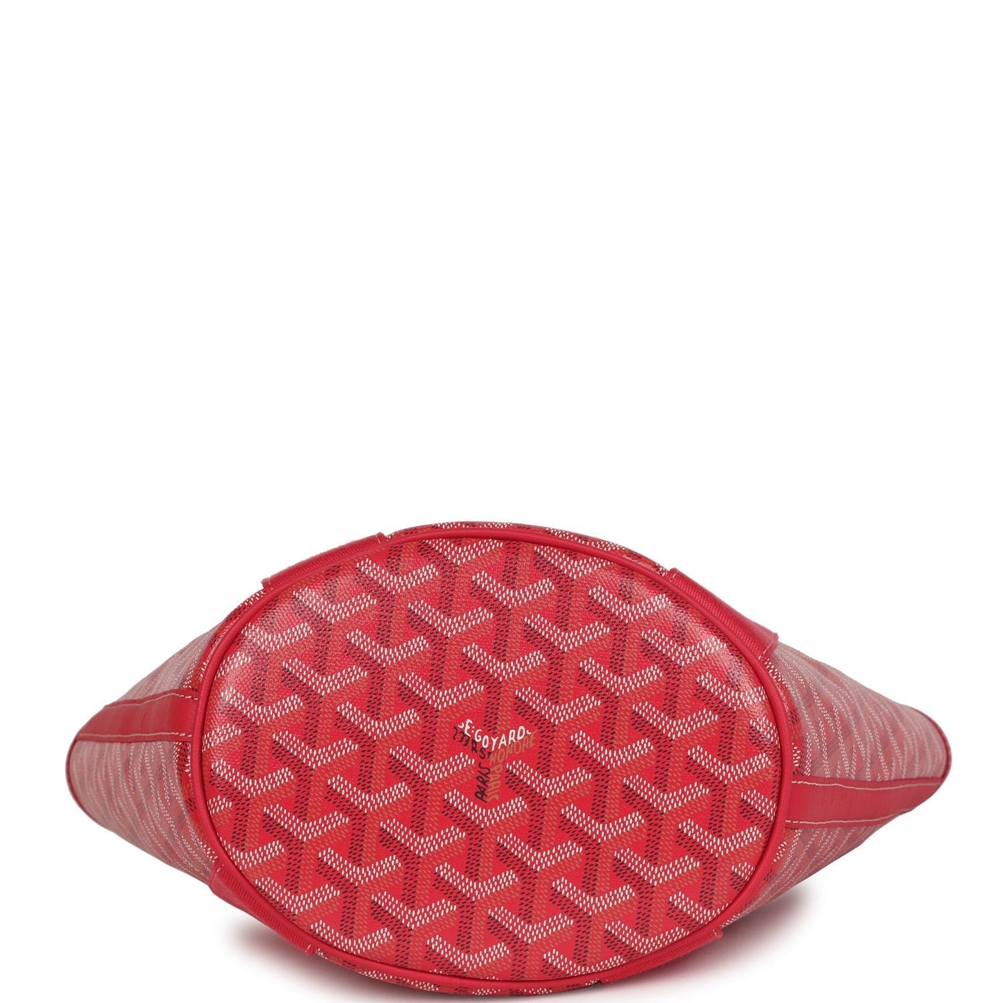 Goyard Goyardine Belharra PM Fuchsia Tote Palladium Hardware
