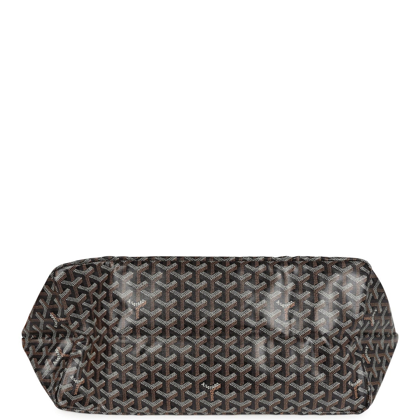 Goyard Goyardine Black Saint Louis GM Tote Bag Palladium Hardware