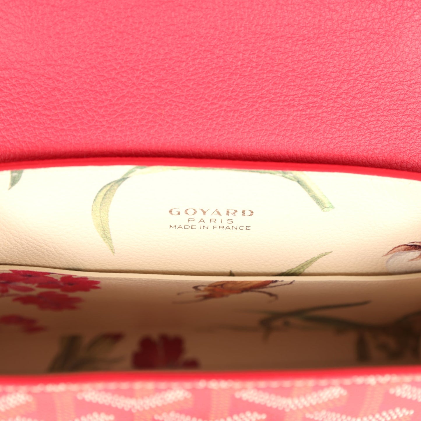 Goyard Goyardine Canvas Fuchsia Soft Saigon Mini Palladium Hardware